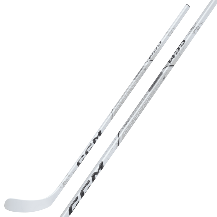 Hokejka CCM Ribcore Trigger 9 PRO White SR ľavá, pravá