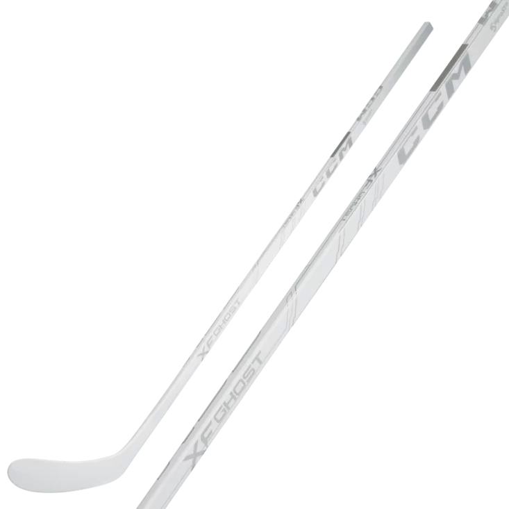 Hokejka CCM Tacks XF GHOST White SR ľavá, pravá