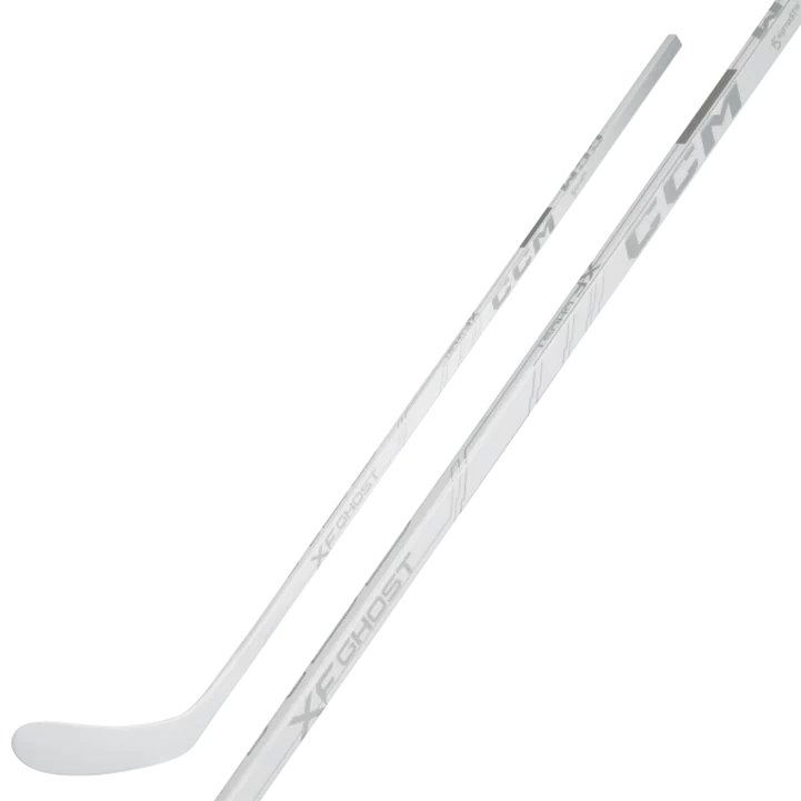 Hokejka CCM Tacks XF GHOST White SR ľavá, pravá